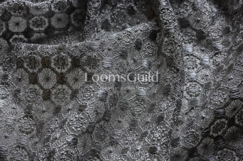 Guipure Lace - Grey