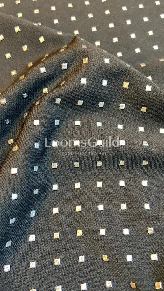 Metal Dot Jersey - Big Dot Silver