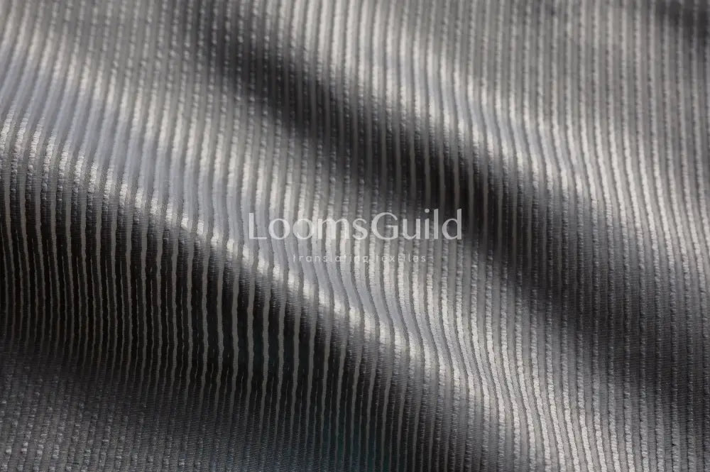 Organza Strip Grey - Grey