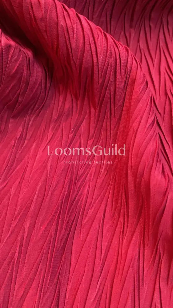 Pineapple Pleated - Red