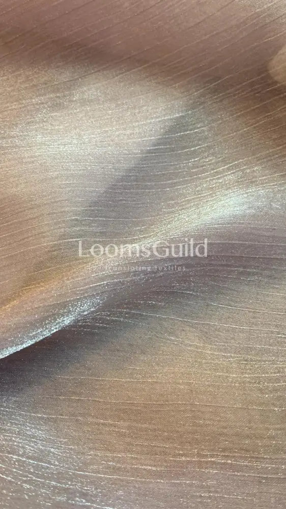 Poly Crinkle Organza - Powder Pink