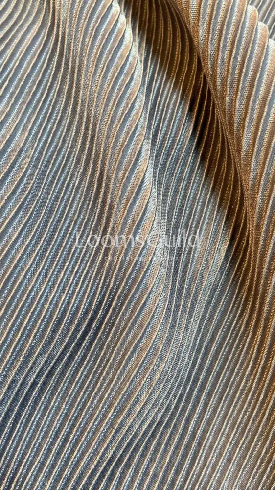 Satin Pleated - Grey