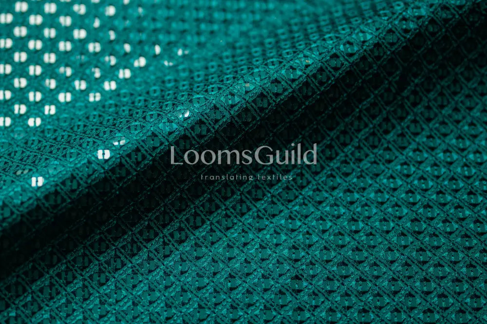 Sequin Embroidery - Green