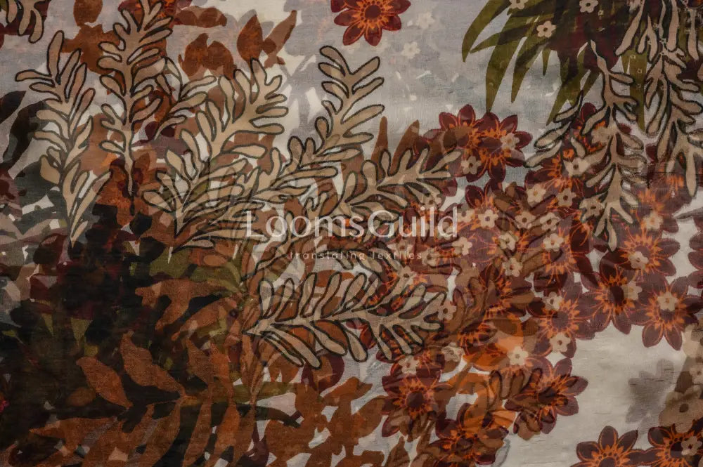 Silk Crepe Print - Multi