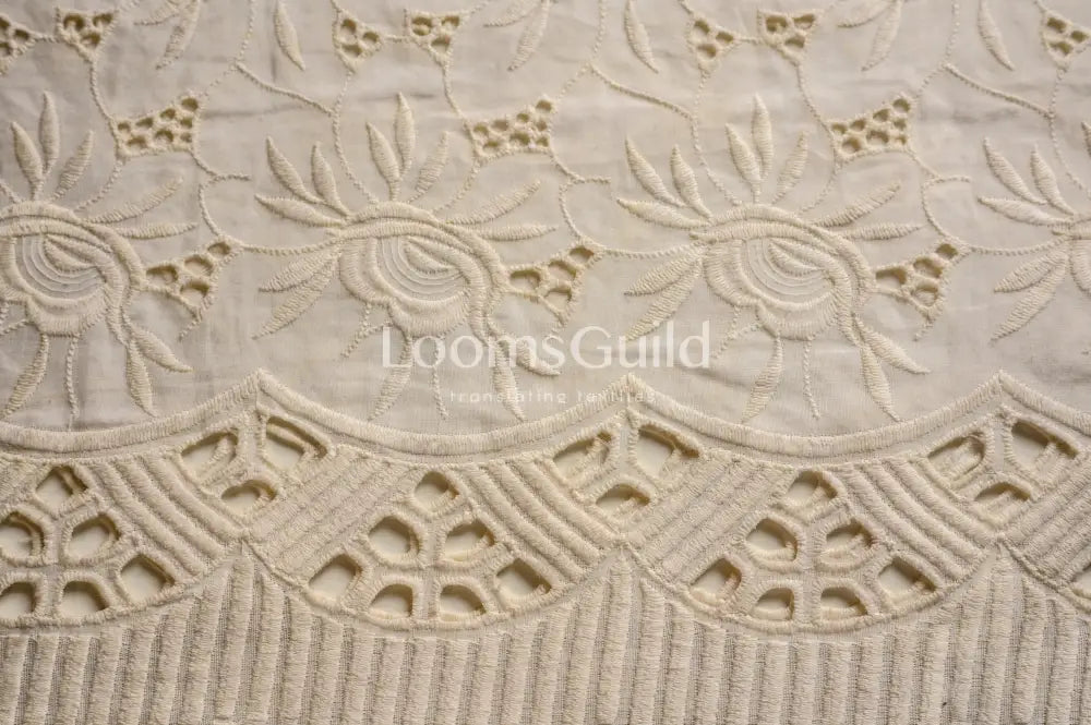 Swiss Cotton Embroidery - Design 1