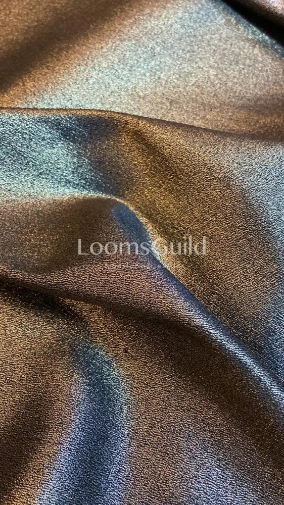 Crepe Foil - Black/Gold
