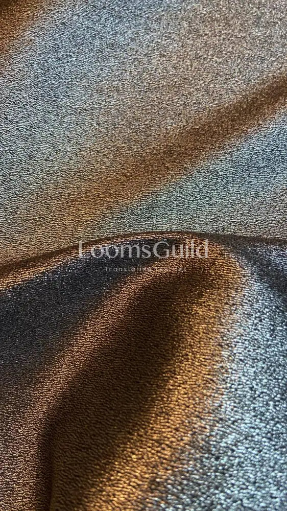 Crepe Foil - Black/Silver