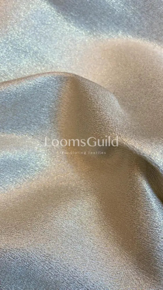 Crepe Foil - White/Gold
