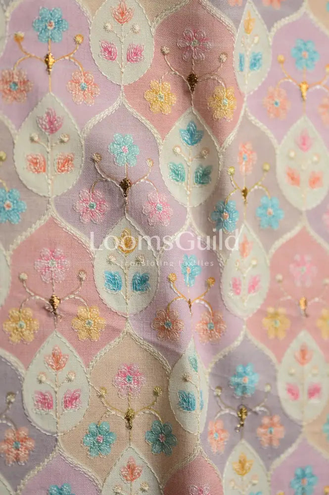 Embroidery - Powder Pink