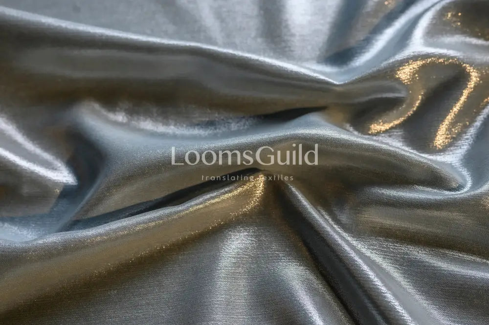 Foil Chiffon Lame Ice Blue