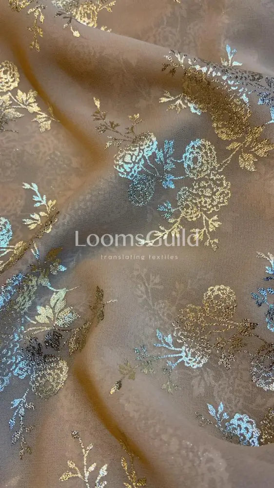 Georgette Foil Print - Design 5
