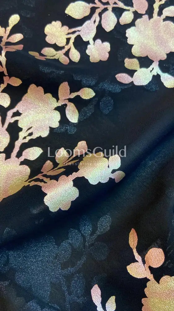 Georgette Holographic Foil Print - Design 5