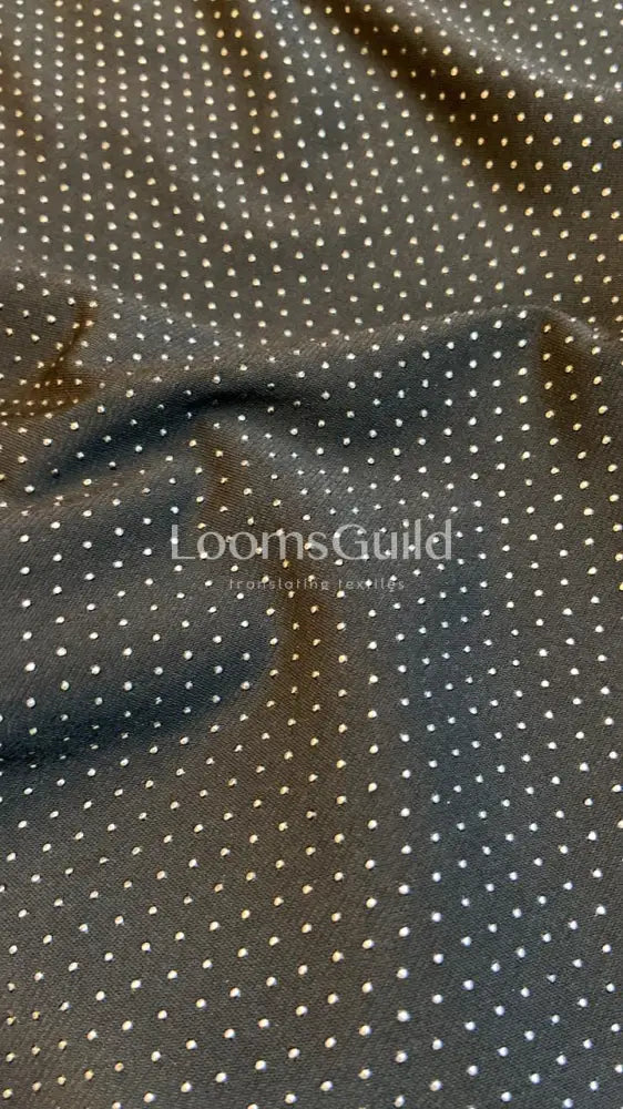 Metal Dot Jersey - Small Dot Silver