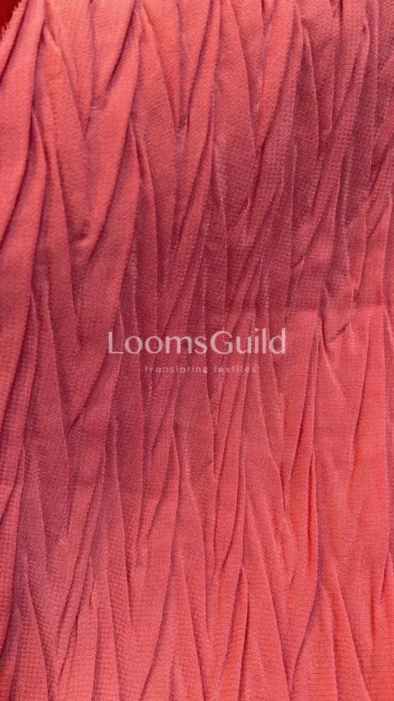 Pineapple Pleated - Pink