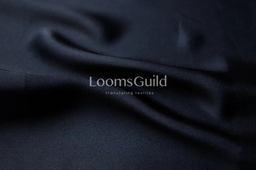 Satin Crepe Blue Night