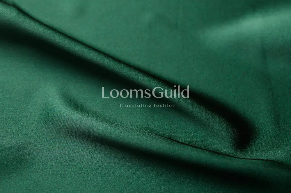 Satin Crepe Dark Green