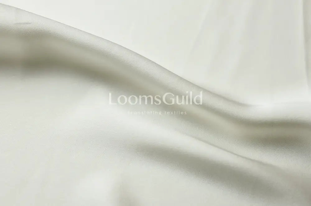 Satin Crepe Winter White