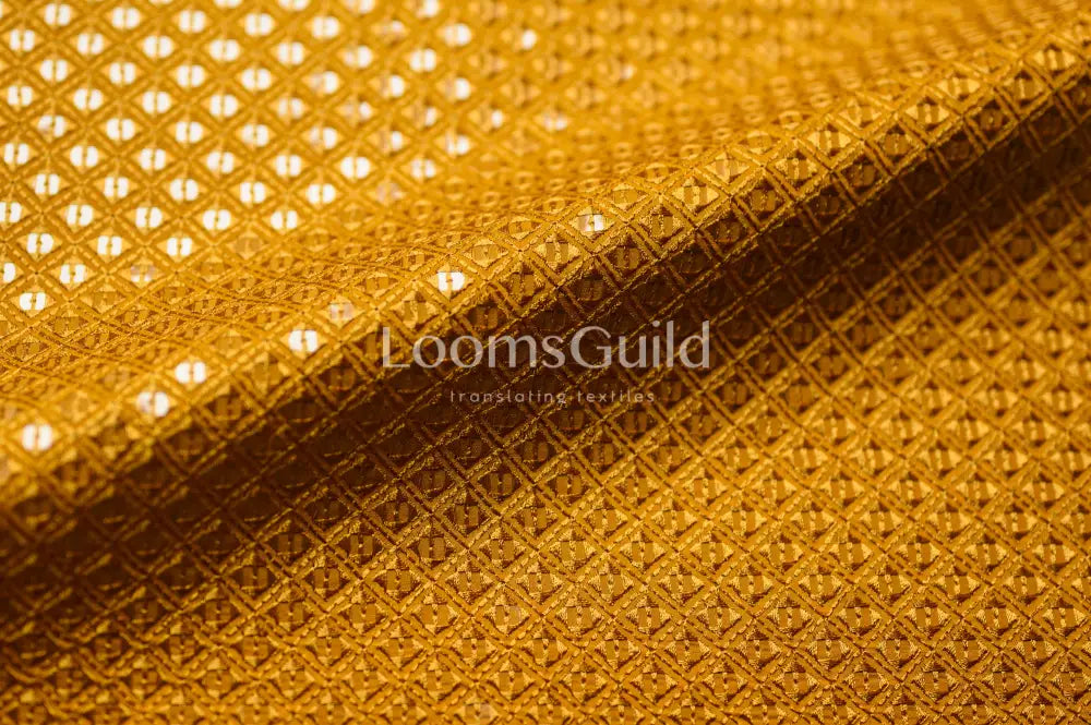 Sequin Embroidery - Yellow