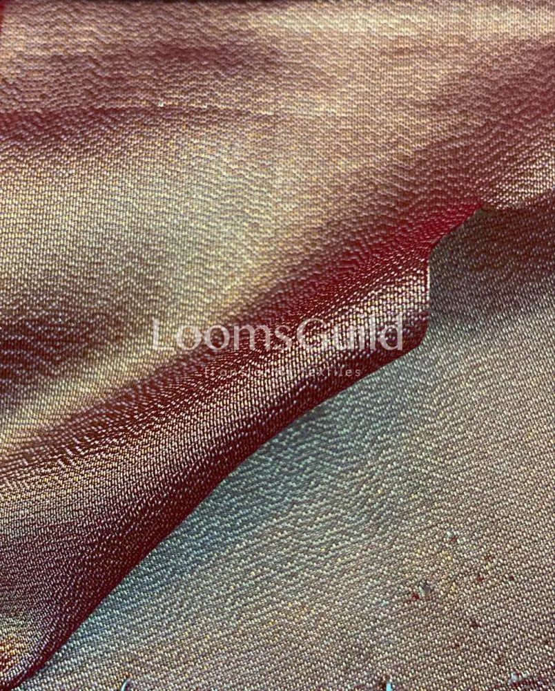 Silk Lame Yarn Dyed - Red