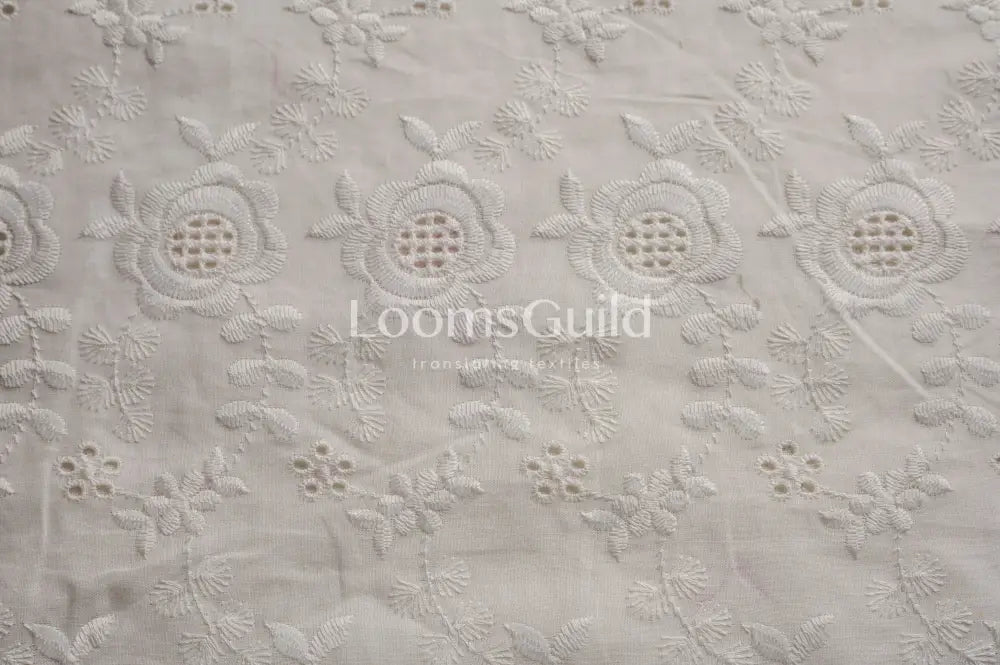 Swiss Cotton Embroidery - Design 2