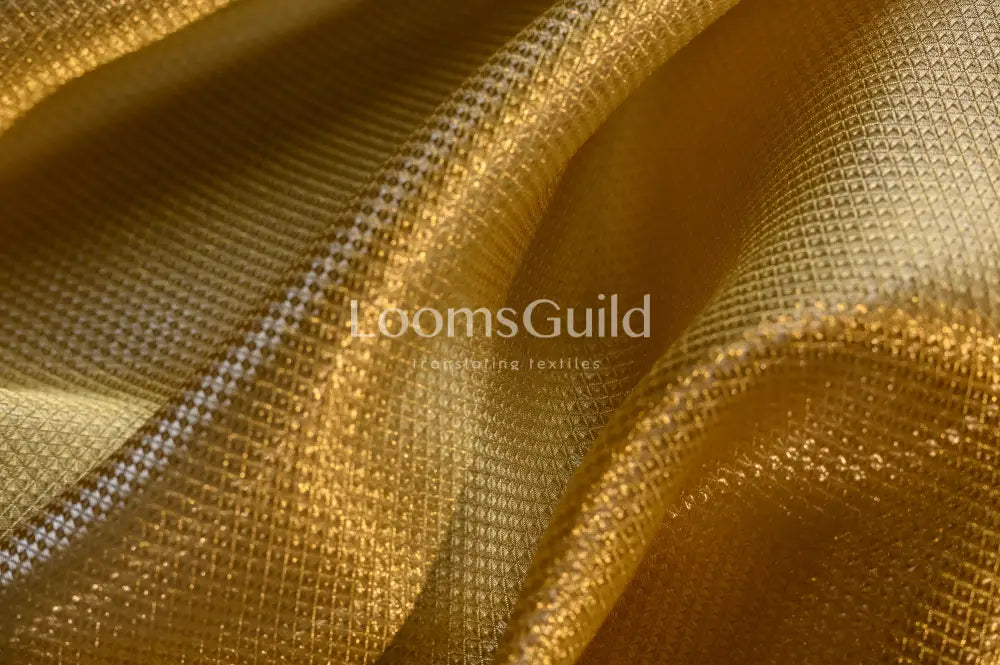 Textured Organza - Gold