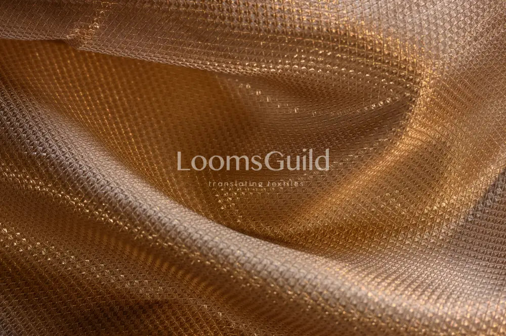 Textured Organza - Rose gold